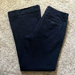 Super dark flare jeans